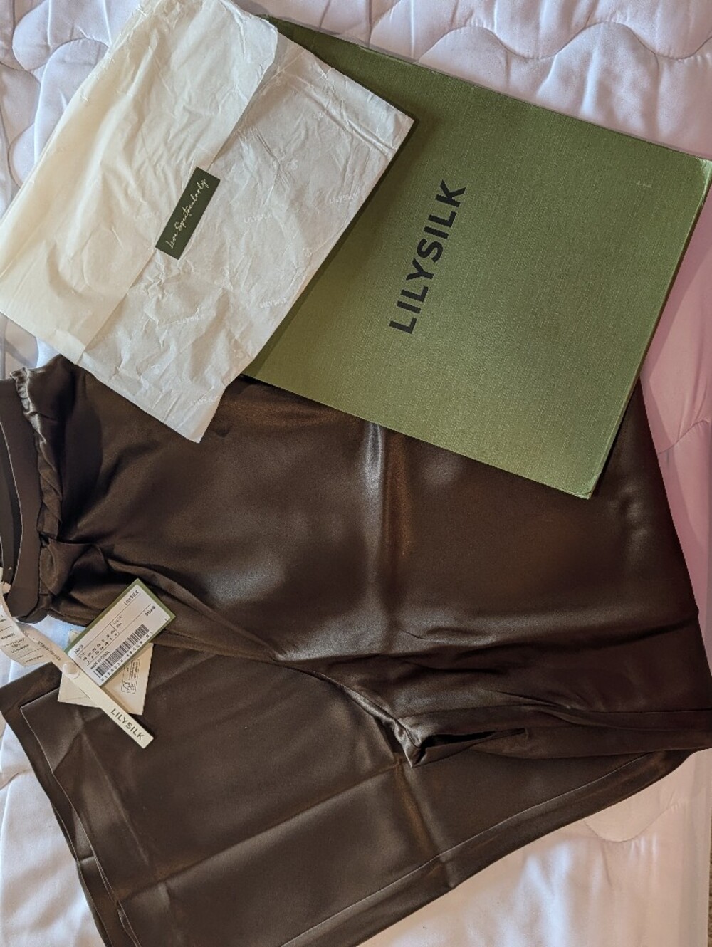 Lilysilk Full Bias Cut Silk Pants